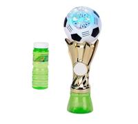 LED Bubble Machine, One-Button,120ml, Automatic Bubble Blower, Sport Fan Toy For Youth, Non-Spill Tray, For Preschool And Birthday Playground Home Gift Boys Girls