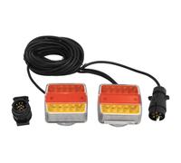 (led bulb, 10.5 x 7.5 x 10 cm) vidaXL 2x Trailer Lights Red 12V 10.5x5x9.5 cm/10.5x7.5x10 cm Classic/Led Bulb