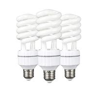 Led Bulb,220V Three-Color Spiral Energy-Saving Lamp Energy-Saving Bulb E27 Screw 3Pcs36W