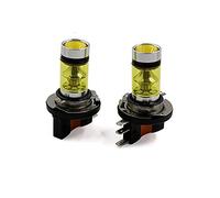 LED bulb 2Pcs Car LED Fog Driving Headlight Yellow Light Lamp Bulbs Long Lifespan DC 12V H15 20 SMD 2835 Aluminum Housing