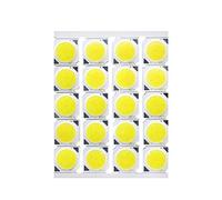 LED bulb can be dimmed cold white light 20pcs 3w 5w 7w 10w LED COB 13*13mm 240-260mA LED Light Source Bulb On Aluminum Board LED Chip Light For LED Spotlight ( Color : Warm White 3000K , Size : 10W 13