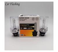 LED bulb Car Flashing 1 Pair xenon HID Bulb D1S D1R D2S D2R D3S D3R D4S D4R HID Lamp Headlamps 35W 4300K 6000K 8000K 10000K Replacement (Color : 6000K Cold White, Size : D4S)