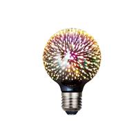 LED Bulb E27 6W 85-265V, Festive Atmosphere Bar 3D Decoration Bulb, Vintage Edison Light Bulb Star Fireworks Lamp (B)