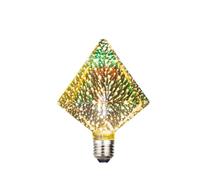 LED Bulb E27 6W 85-265V Vintage Edison Light Bulb Star Fireworks Lamp, Festive Atmosphere 3D Night Light (I)