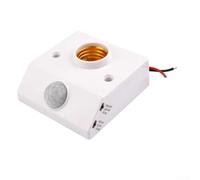 LED Bulb Holder with Human Infrared Sensor AC85 265V for E27 Base Suitable for Automated Lighting in Multiple Environments