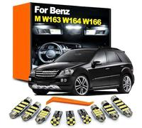 LED Bulb Interior Dome Map Trunk Courtesy Light Kit, For Mercedes Benz MB M ML Class W163 W164 W166 ML350 ML500 ML400 Accessories