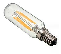 LED Bulb T25 E 12 / E 14 2w/4w/6w High Brightness Cob Light Source Energy Saving Illumination 2700-6000k Warm White/Cool White 200-600 Lumens Not Dimmable 2 Pack (Color : E14 6W, Size : Warm Light)