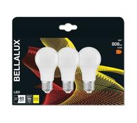 LED Bulbs 8.5 W; Equivalent 60 W Bellalux Drop 3 Pcs
