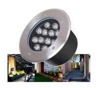 LED Buried Lights - Outdoor Landscape Lights, AC 85-245V Round Ground Illumination Path Light, IP67 Waterproof Embedded Ground Spotlight, Floor Lamp Lawn/Terrace/Garden, Easy To Install