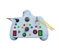 Led Busy Toy - toddlerSensory Activity Board, Led Interactive Panel with Colorful Lights | Pre K Learning Toys to Develop Sensory Perception for Airplanes Classroom Playground Educational Play Use