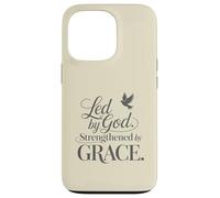 Led By God Strengthened by Grace Case for iPhone 13 Pro