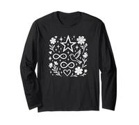 led by Stars Infinity Mark, Stars, Cosmos, Hearts, Birds Space Series Long Sleeve T-Shirt