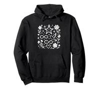 led by stars infinity mark, stars, cosmos, hearts, birds space series Pullover Hoodie