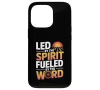 Led by the Spirit Fueled by the Word Bold Christian Truth Case for iPhone 13 Pro
