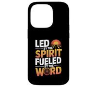 Led by the Spirit Fueled by the Word Bold Christian Truth Case for iPhone 14 Pro
