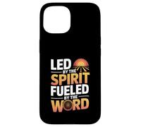 Led by the Spirit Fueled by the Word Bold Christian Truth Case for iPhone 15