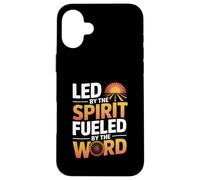 Led by the Spirit Fueled by the Word Bold Christian Truth Case for iPhone 16 Plus