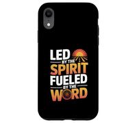 Led by the Spirit Fueled by the Word Bold Christian Truth Case for iPhone XR