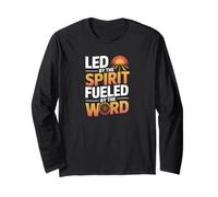 Led by the Spirit Fueled by the Word Bold Christian Truth Long Sleeve T-Shirt