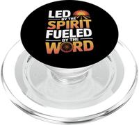 Led by the Spirit Fueled by the Word Bold Christian Truth PopSockets PopGrip for MagSafe