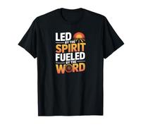 Led by the Spirit Fueled by the Word Bold Christian Truth T-Shirt