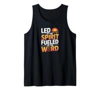 Led by the Spirit Fueled by the Word Bold Christian Truth Tank Top