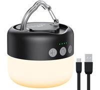 LED Camping Lamp Rechargeable Camping Lantern Hanging LED Lights Camping Tent Light Mini Lantern for Emergency Hurricane Outdoor Power Failure Hiking Battery Operated Lighting/Lamp