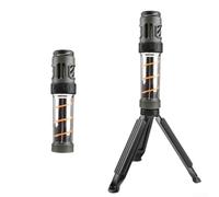 LED Camping Lamp with Tripod 200 Lumens USB Rechargeable | ABS material, compact 15x3.9x4cm size, lightweight design, includes tripod stand, easy setup