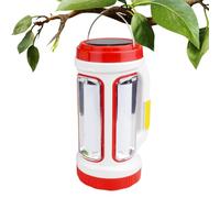 LED Camping Lantern | Portable Light - Multifunctional Solar Powered LED Lantern and Rechargeable for Trekking Travel Backpacking