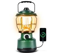 LED Camping Lantern, Rechargeable Batteries Powered Lanterns 2500LM, Water Resistant Emergency Lantern for Power Outage, Hurricane, Hiking