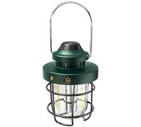 LED Camping Lantern Type-C Rechargeable Stepless Dimming(Green) | Type-C fast charging, stepless dimming, energy-saving LED, compact design, ideal for tents