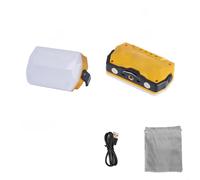 LED Camping Light, 750LM Rechargeable Lantern with | Adjustable Colour Temperature, Magnetic Base for Hiking, Tent, Use, Green/Yellow/Purple