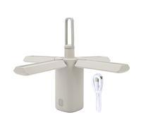 LED Camping Light Portable Rechargeable Hanging Tent Lamp Foldable Lampshade 5V 2A Outdoor Camping