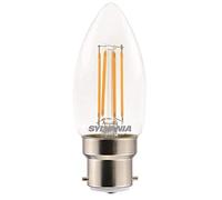 LED Candle 4.5W (40W) B22d 827 2700K Clear Dimmable