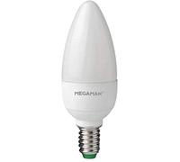 Megaman 143352 LED Candle Light Bulb Opal E27 ES 4000K Cool White 5.5W