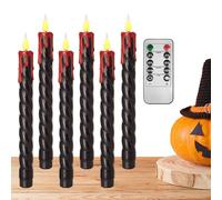 LED Candle,Battery Operated Candles LED - Haunted House Candlestick, Dimmable Light for Bedroom Photography Dining Table Bookshelf Mantel Theater Stage