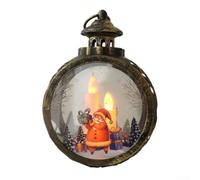 LED Candle Lantern Safe for Kids Pets Home LED Candle Lantern(bronze color old man)