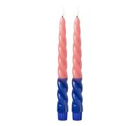 LED candles - Set of 2 Coral one size