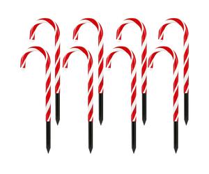 LED Candy Cane Light Christmas Tree Decorations Outdoor Garden Path Drive Indoor