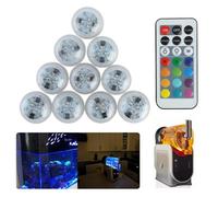LED Capsule Lights for ninja Slushi FS301/FS300,Waterproof Small Tealight Candles Color Underwater Light,13 Battery Operated