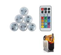 LED Capsule Lights for ninja Slushi FS301/FS300,Waterproof Small Tealight Candles Underwater Light,13 Battery Color Operated