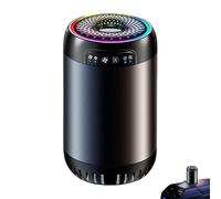 Led Car Air Freshener - Smart Aromatherapy Diffuser, Rechargeable Scent Device | Compact Purifier With Gardenia Jasmine Wood Oils For Auto Interior Trip Driving Daily Car Fragrance