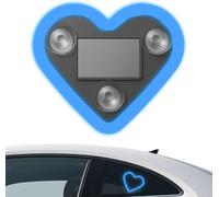 LED Car Ambient Light,Love Heart Neon Window Light, Decorative Lighting For Car Truck Motorcycle Door,Romantic Valentine's Day, Halloween, atmosphere enhancer