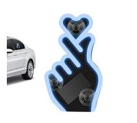 LED Car Ambient Light,Rechargeable Finger Heart Shape Neon Lighting | Neon LED Window Light with Suction Cup - for Women Men Vehicle Party Bedroom Truck Motorcycle Door Automotive