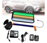 Led Car Dent Repair Light - 9 PDR Lamp with 3 Strips Line Board, Two 3000mAh Batteries, Fast Charging Dock for Auto Dent Tools