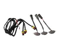 LED Car Grille Light | All Weather Exterior Decoration | Front Vehicle Yellow Grille Lights | for Urban Commuting, Short Outing, Camping, Travel