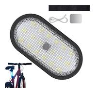 LED Car Interior Lamp - Multi Color Touch Light, USB Rechargeable | Magnetic Adhesive magic-tape Mount, High Brightness Vehicle Trunk Reading Night Warning Lamp for Daily Travel Driving Use