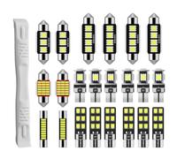 LED Car Interior Lights,22PCS LED Bulb T10 194 168 2825 C5W Festoon 29-42mm | Xenon White 6000K,Can-bus Error Free LED SMD Bulbs for Car Interior Dome Map Door Courtesy Trunk Reading Make-up mirror Light