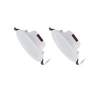 LED Ceiling Downlight Set of 2, Recessed Lighting Round Ceiling Light, 5W Living Room Ceiling Downlighting Fixture, Modern Aent Spot Lighting Indoor Downlights for Corridor
