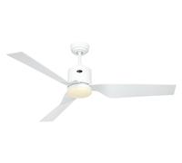 LED Ceiling fan light with Remote control Eco Dynamix White DC Fan Smart Control [EEK: D]